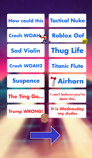 Screenshot 1 Meme Soundboard Zeptars